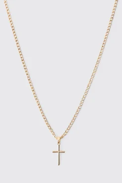 Collier Croix Dorée