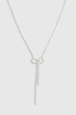 boohoo Collier à détail de nœud Diamante< Colliers