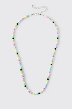 boohooMAN Collier Multi-Rangs Perles et Perles<Homme Bijoux Et Montres