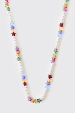 Collier Multi Étoiles & Perles