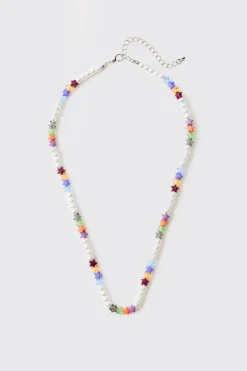 Collier Multi Étoiles & Perles