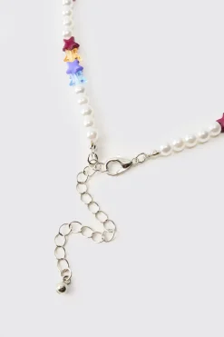 Collier Multi Étoiles & Perles