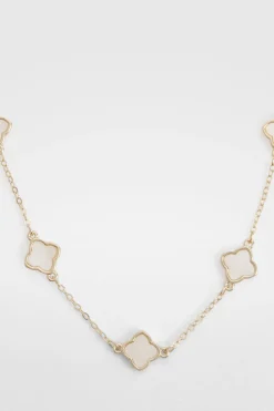 boohoo Collier Multi-Trèfle en s< Colliers