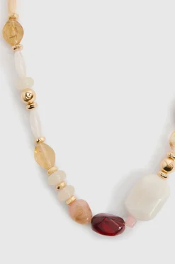 boohoo Collier Orné De Pierres En Résine< Colliers