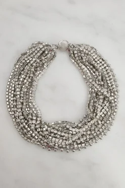 Collier Épais Superposé Diamanté