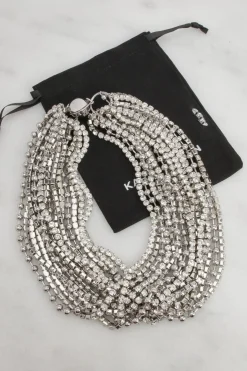 Collier Épais Superposé Diamanté