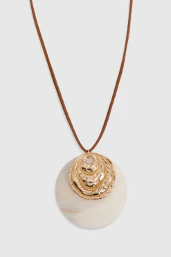 boohoo Collier À Pendentif Coquillage Avec Cordon< Colliers