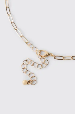Collier Pendentif Doré Avec Breloques