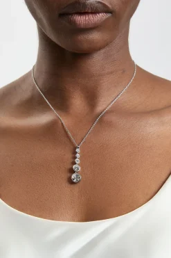 Collier Pendentif Flux De Cristaux