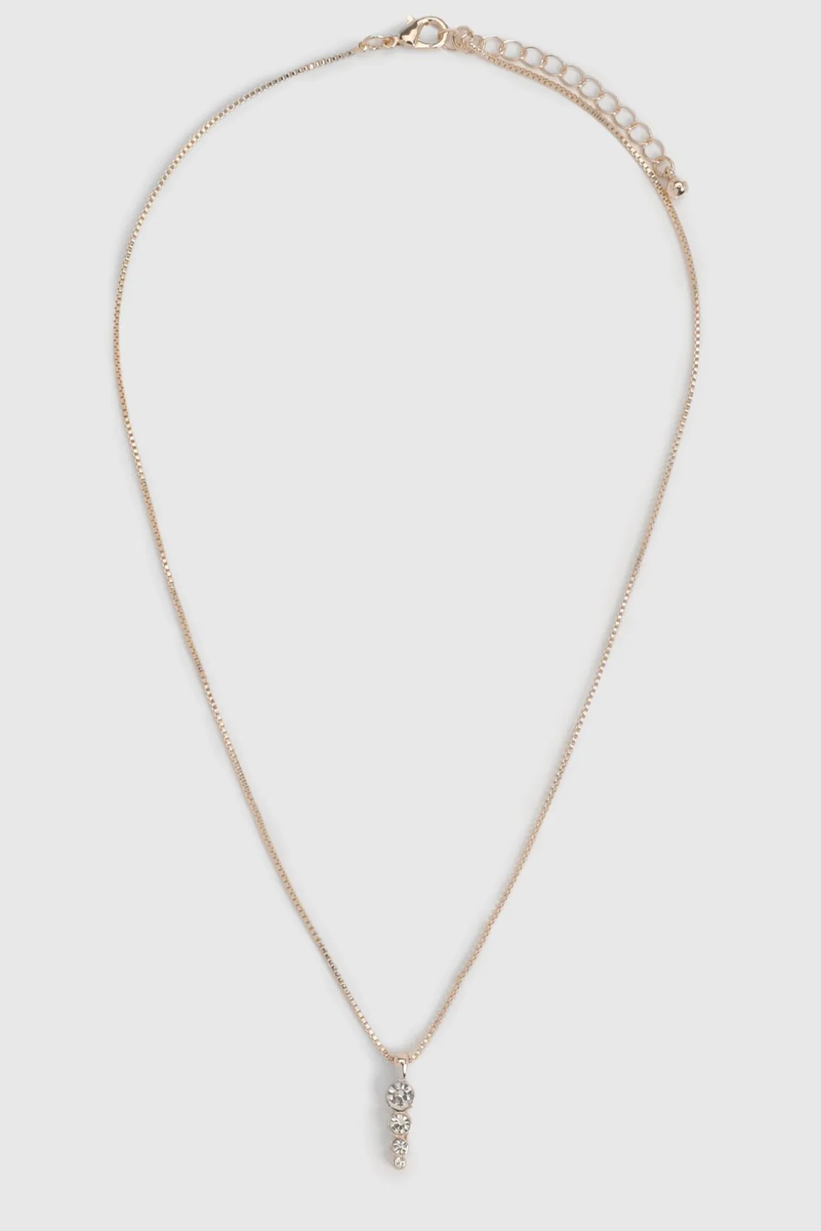 Collier Pendentif Goutte D'eau Orné De Diamants Fantaisie