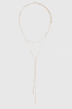 Collier à pendentif plongeant en or