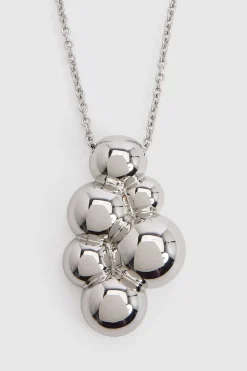 Collier Pendentif Sphères Sculpturales