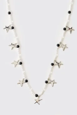 boohooMAN Collier Pendentif Étoile<Homme Bijoux Et Montres