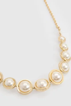 KarenMillen Collier À Perles Logo< Colliers
