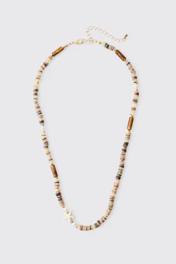boohooMAN Collier Perlé Étoile De Mer<Homme Bijoux Et Montres