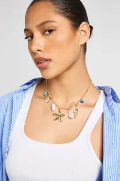 Collier Ras-de-cou À Breloques Océan
