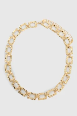 Collier Ras-de-cou À Maillons Martelés