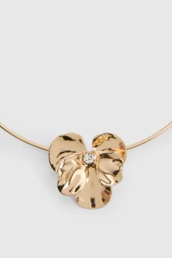 boohoo Collier Ras-de-cou Orchidée Statement< Colliers