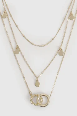 boohoo Collier Superposé À Plusieurs Rangs< Colliers