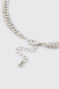 Collier Superposé À Pendentif Pièce Tête De Mort