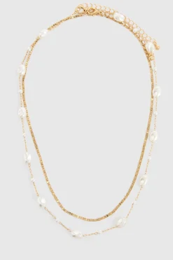 Collier Superposé À Perles