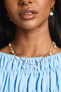 Collier Superposé À Perles