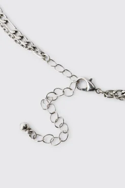 boohooMAN Collier Superposé Tête De Mort<Homme Bijoux Et Montres