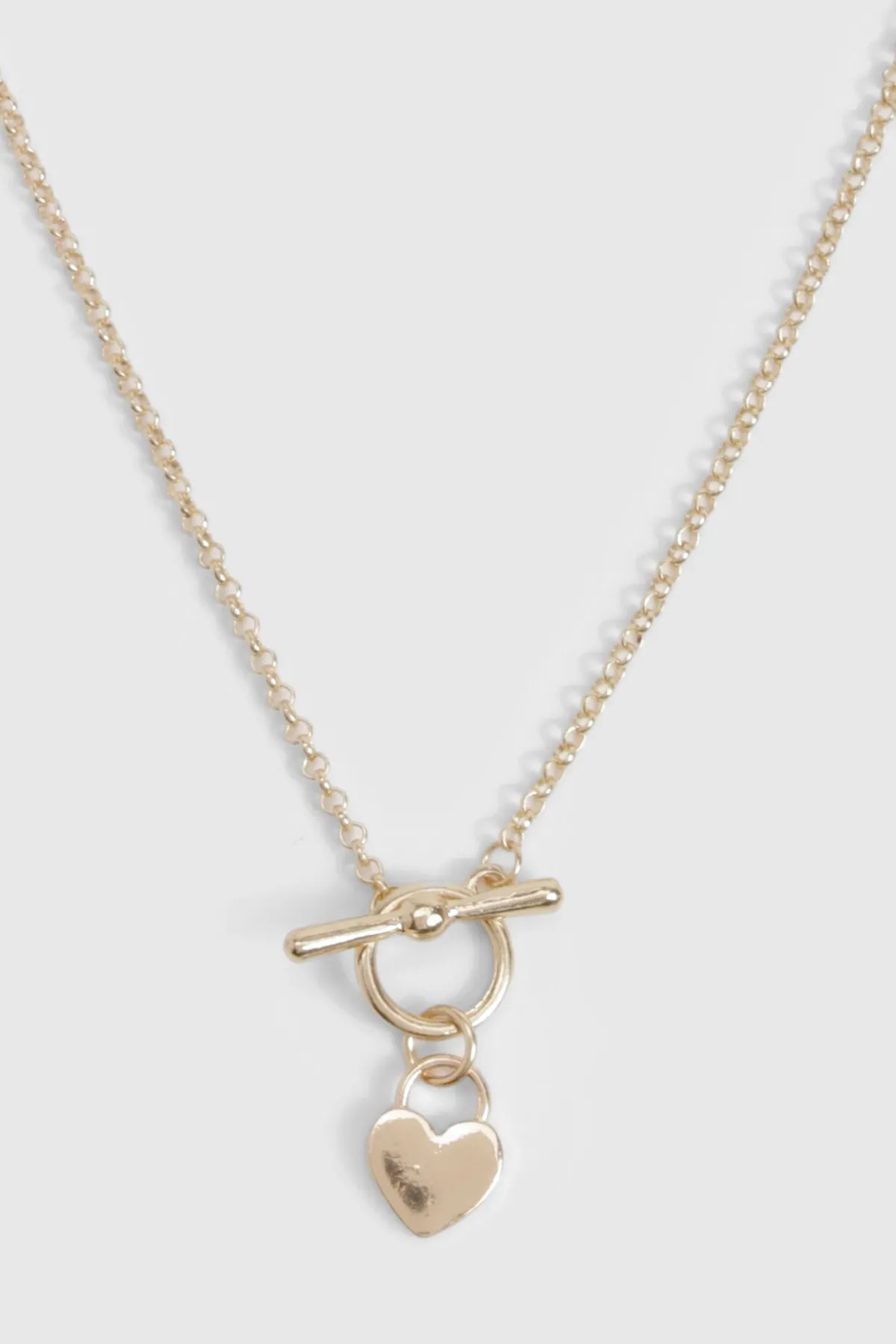 boohoo Collier T-Bar & Cœur< Colliers