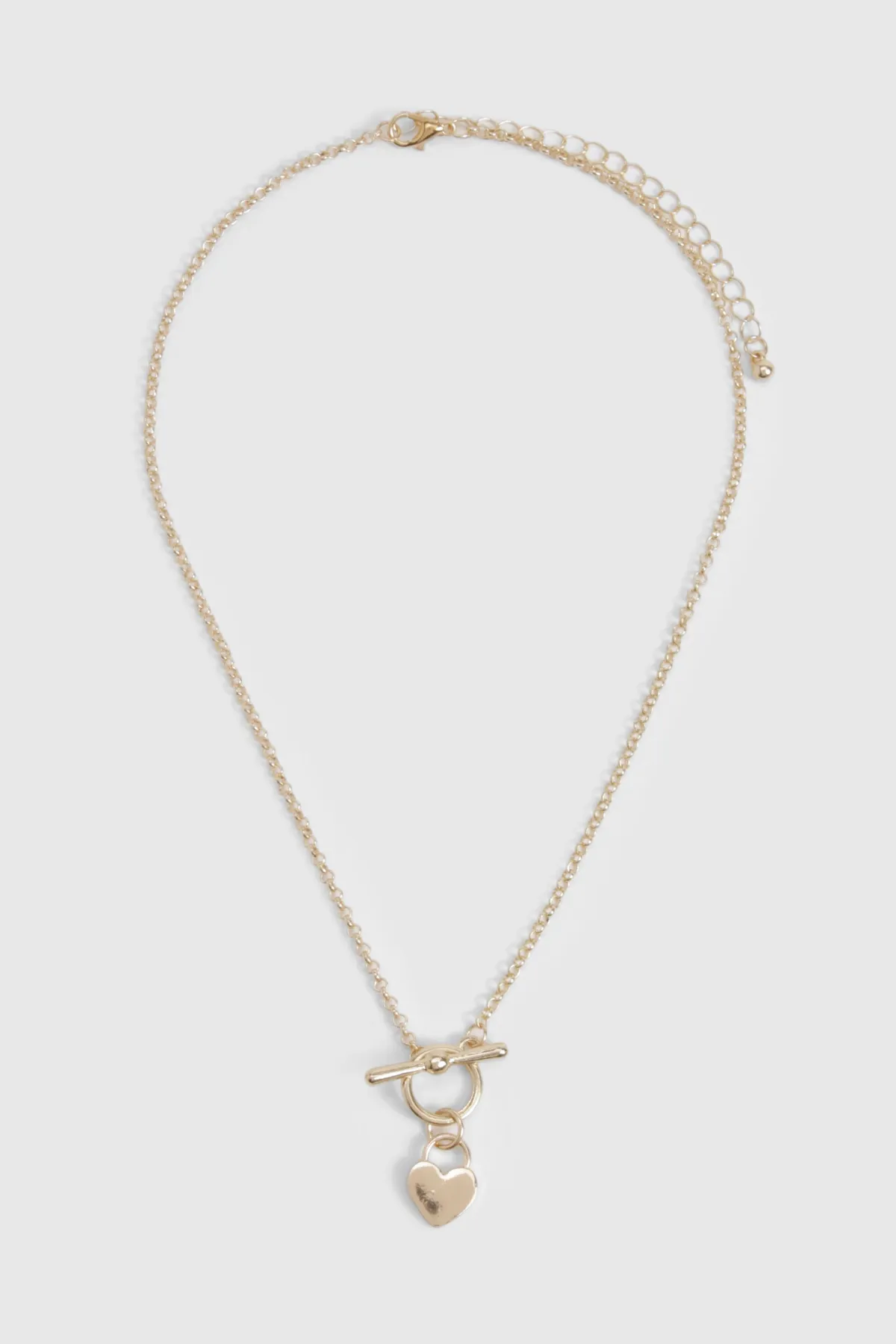 boohoo Collier T-Bar & Cœur< Colliers