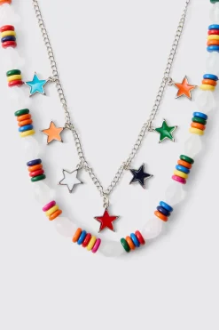 Collier Étoile Perlé