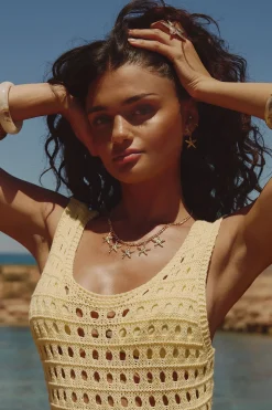 Collier Étoiles De Mer Dispersées