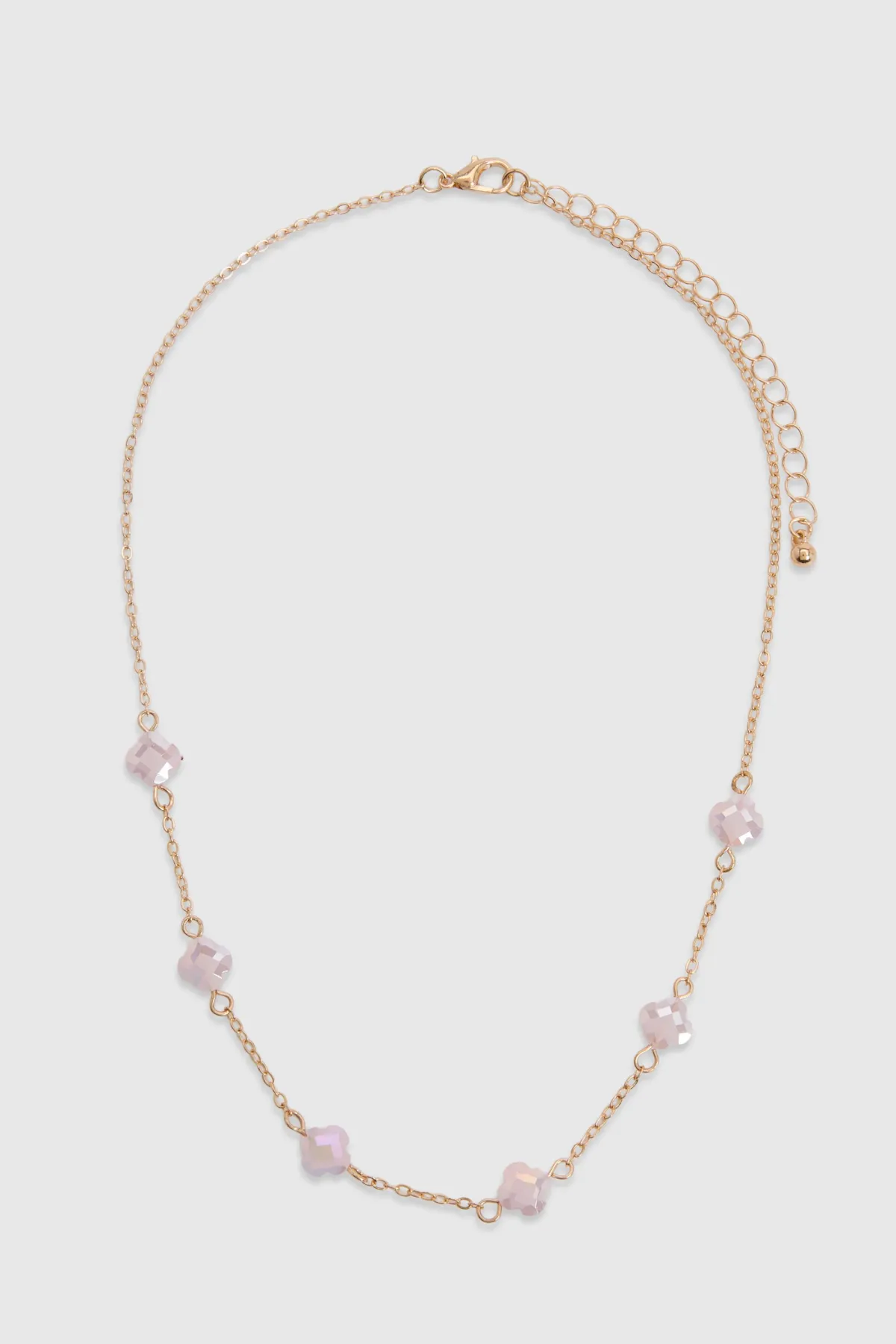 boohoo Collier À Trèfles Roses Dispersés< Colliers