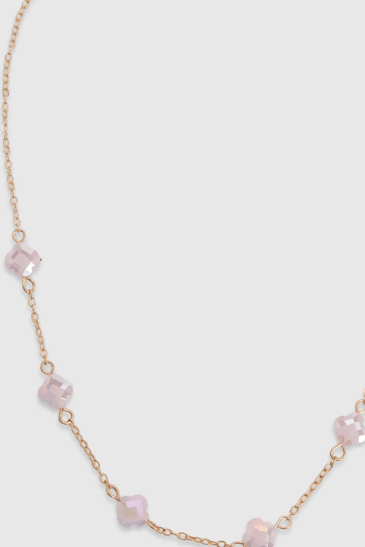 boohoo Collier À Trèfles Roses Dispersés< Colliers