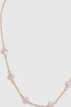 boohoo Collier À Trèfles Roses Dispersés< Colliers