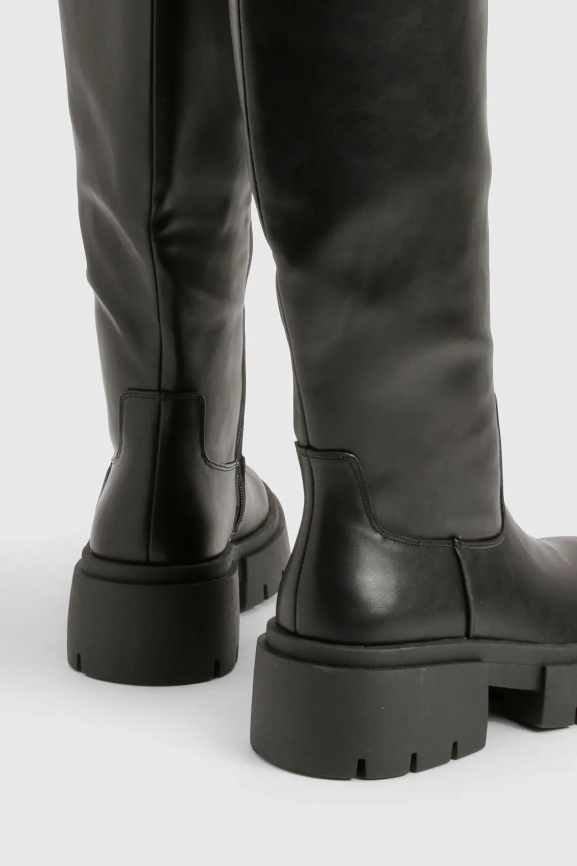 Column Bottes hautes à semelles épaisses