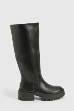 Column Bottes hautes à semelles épaisses
