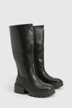Column Bottes hautes à semelles épaisses