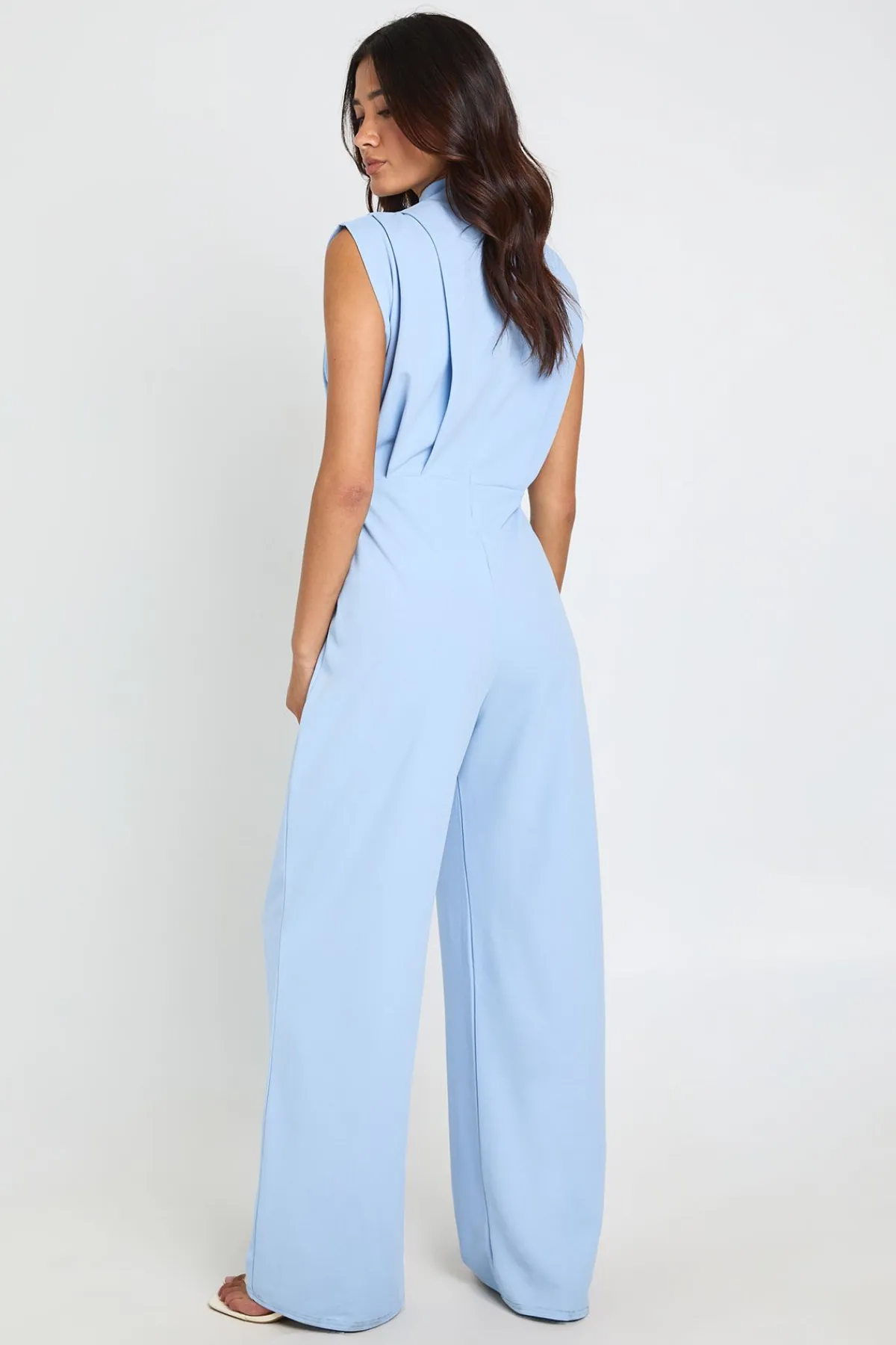 boohoo Combinaison Ajustée À Détails Plissés<Femme Combinaisons Et Combishorts