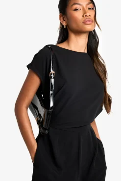 Combinaison asymétrique à jambes larges