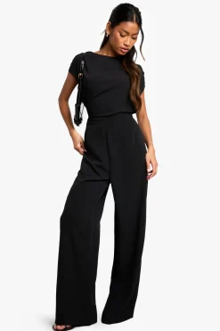 Combinaison asymétrique à jambes larges