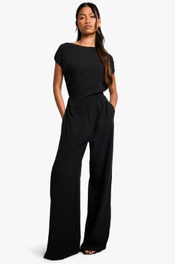 Combinaison asymétrique à jambes larges