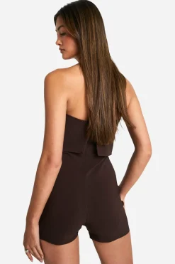 Combinaison bandeau long à pli rabattable