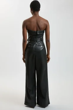 KarenMillen Combinaison Bandeau Trench En Synthétiquecuir<Femme Combinaisons Et Combishorts