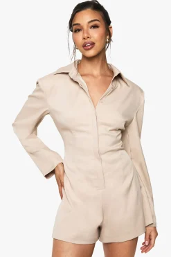 boohoo Combinaison blazer sur mesure<Femme Tailleurs|Combinaisons Et Combishorts
