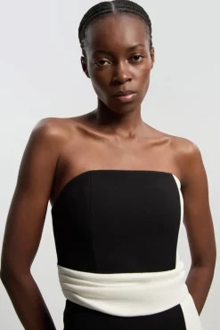 KarenMillen Combinaison Bustier Ajustée Souple<Femme Tailleurs|Combinaisons Et Combishorts
