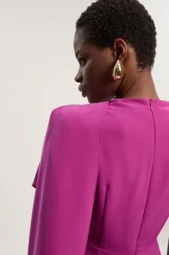 KarenMillen Combinaison Cape Drapée Tailleur à Jambes Larges<Femme Tailleurs|Combinaisons Et Combishorts