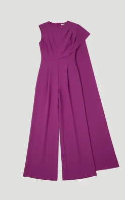 KarenMillen Combinaison Cape Drapée Tailleur à Jambes Larges<Femme Tailleurs|Combinaisons Et Combishorts