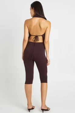 boohoo Combinaison Capri À Col Bénitier<Femme Combinaisons Et Combishorts