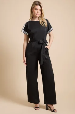 Dorothy Perkins Combinaison Ceinturée À Détails Paillettes<Femme Combinaisons Et Combishorts