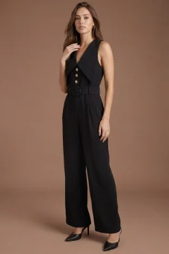 Coast Combinaison À Col Avec Détails Boutonnés Effet Remarquable<Femme Combinaisons Et Combishorts
